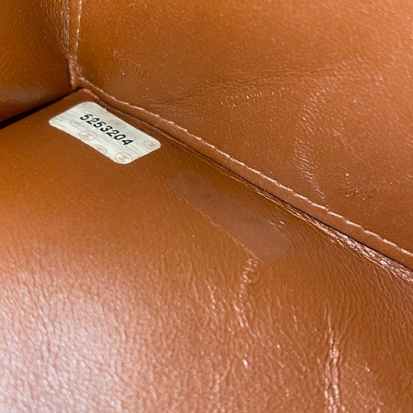 Chanel Logo Embroidered Top Handle Brown Bag - Picture 11 of 11